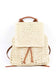 Woven Straw Backpack