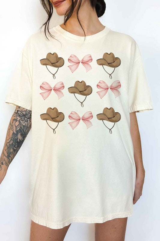 COWGIRL COQUETTE OVERSIZED GRAPHIC TEE