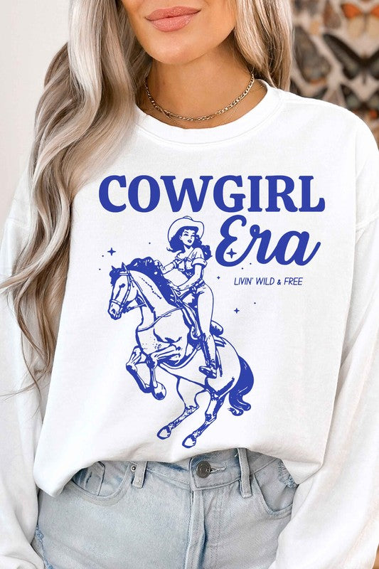 COWGIRL ERA WESTERN GRAPHIC SWEATSHIRT